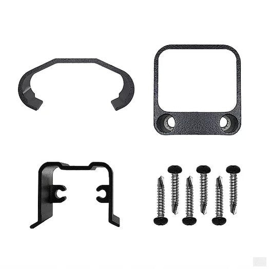 Nuvo Iron Rail End Deck Bracket (Black) [BLTBREB]