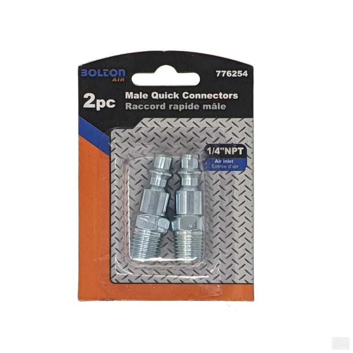 Bolton Air Male Quick Connectors 1/4'' NPT