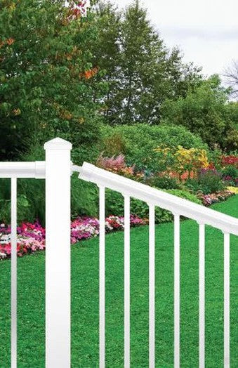 Nuvo Iron 8' Aluminum Stair Railing Kit (White) [WHSARK836S]