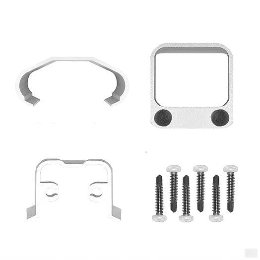 Nuvo Iron Rail End Deck Bracket (White) [WHTBREB]