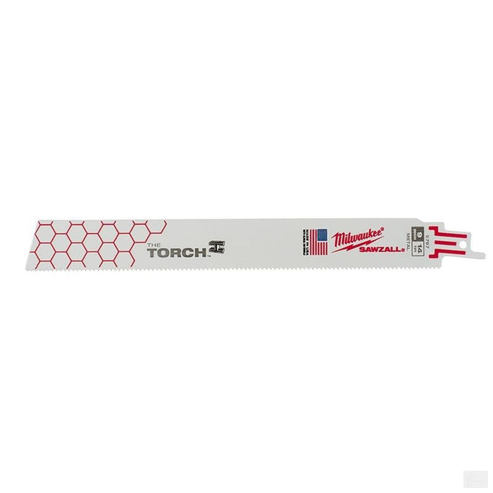 MILWAUKEE 9" 14 TPI The Torch Sawzall® Blade (5 Pk) 48-00-5787