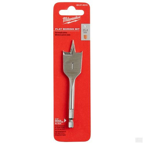 MILWAUKEE 1 in. x 4.5 in. Flat Boring Bit [48-27-0013]