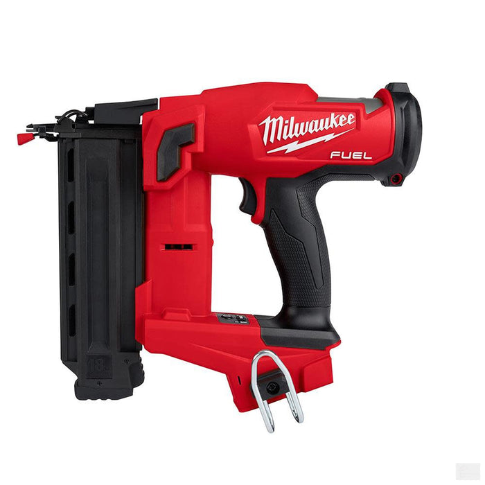 M18 Cordless MILWAUKEE M18 FUEL 18 Volt Lithium-Ion Brushless Cordless 18 Gauge Brad Nailer - Tool Only [2746-20]
