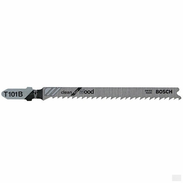 Bosch-5 pc. 4 In. 10 TPI Variable Pitch Clean for Wood T-Shank Jig Saw Blades