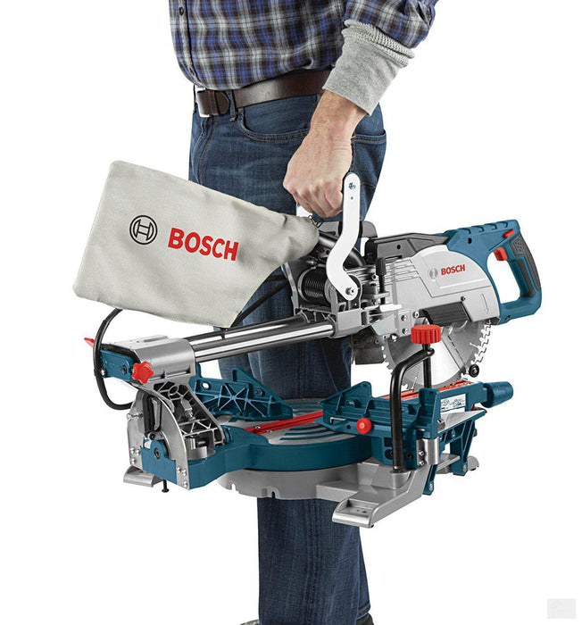 Bosch - 8-1/2 In. Single Bevel Sliding Compound Miter Saw CM8S