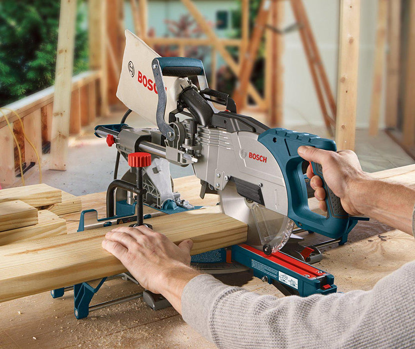 Bosch - 8-1/2 In. Single Bevel Sliding Compound Miter Saw CM8S