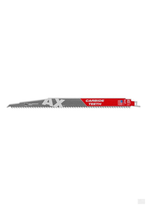 MILWAUKEE The Ax™ with Carbide Teeth SAWZALL™ Blade 12 in. 5T [48-00-5227]