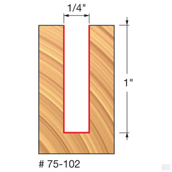 Freud - 1/4" (DIA.) UP SPIRAL BIT