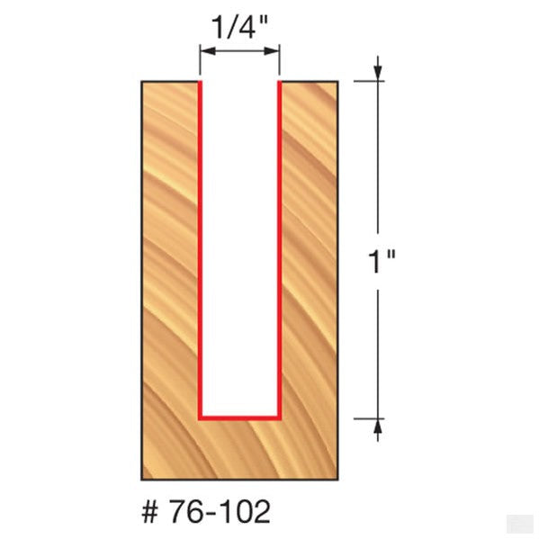Freud - 1/4" (DIA.) DOWN SPIRAL BIT
