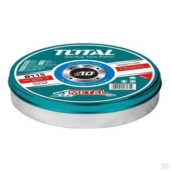 TOTAL Cutting Wheel, All Purpose, 4-1/2-Inch, 10-Pack [TAC2211155]