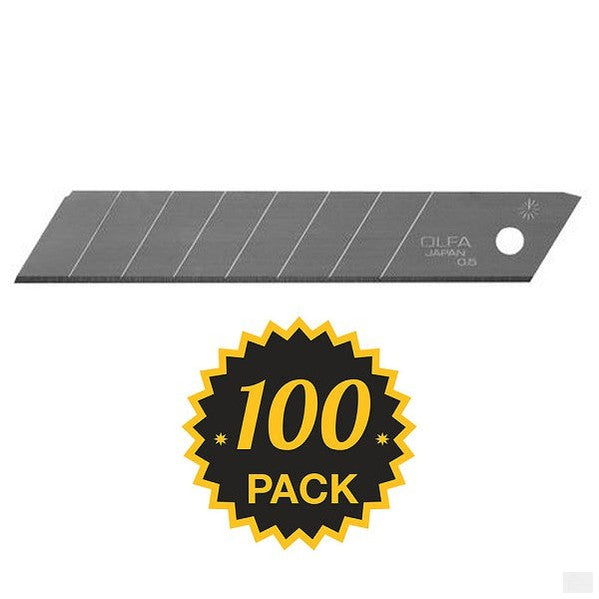 OLFA - LB/CP100 18mm UltraMax Heavy-Duty Snap-Off Blade Contractor (100pc/Pk)